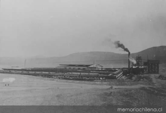 Oficina salitrera, hacia 1906 — 1906 | Chile de Ayer