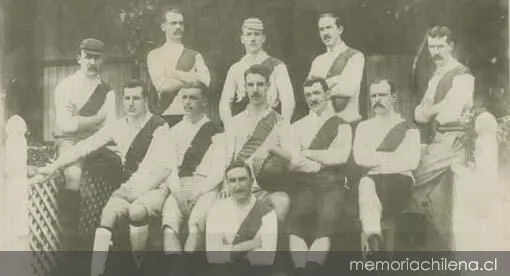 El football en el año 1893 — 1893 | Chile de Ayer
