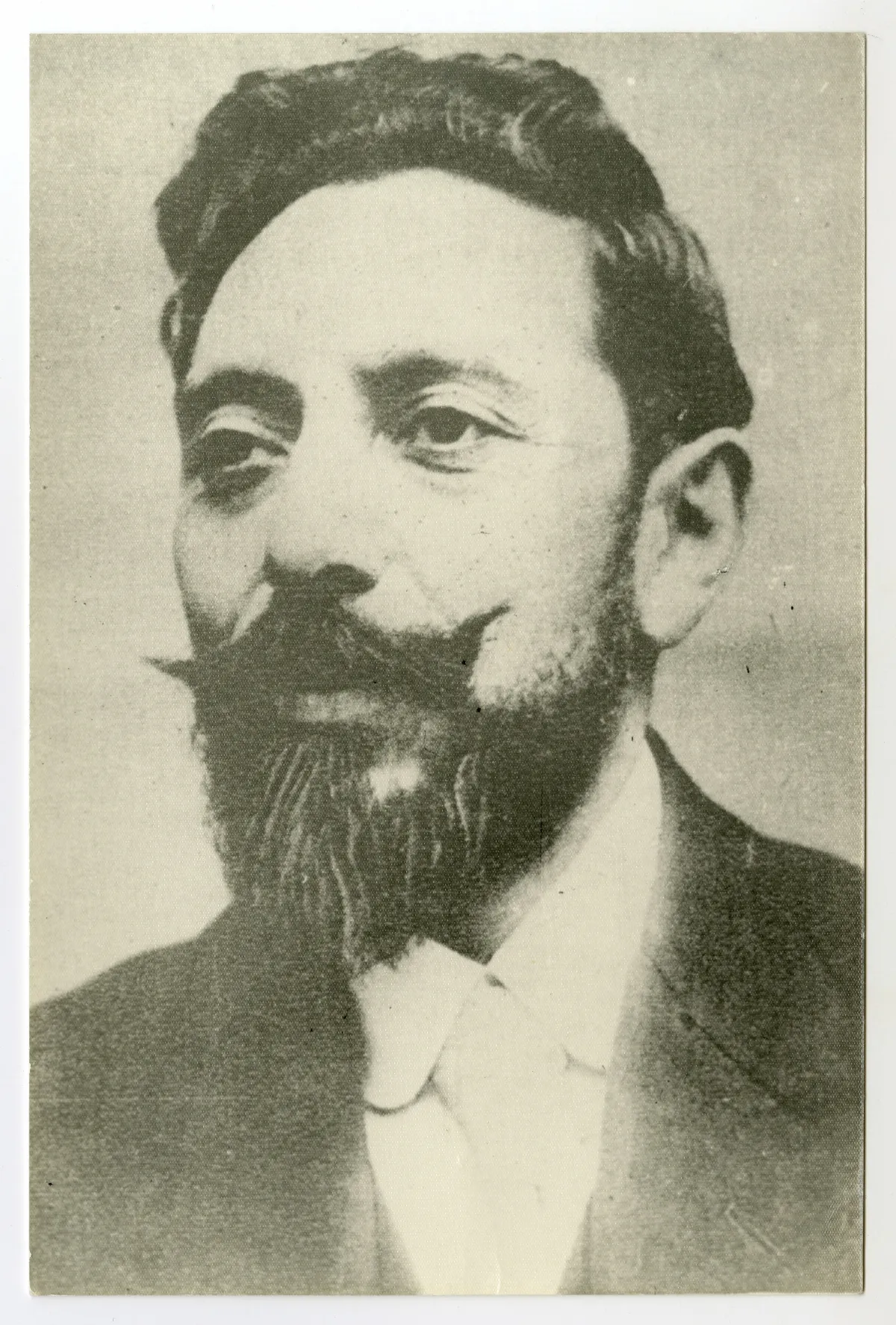 Samuel A. Lillo, retrato de perfil tres cuartos — aprox. 1900 | Chile de Ayer