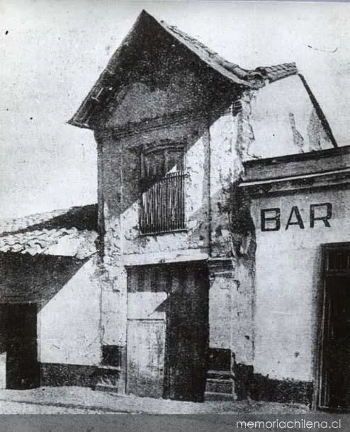 Casa del Corregidor Zañartu, hacia 1900 — 1900 | Chile de Ayer