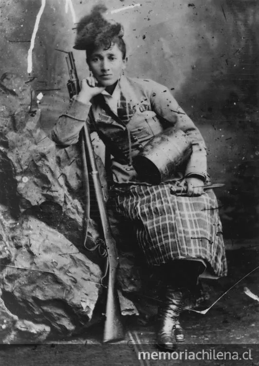 Irene Morales, cantinera, 1881 — 1881 | Chile de Ayer