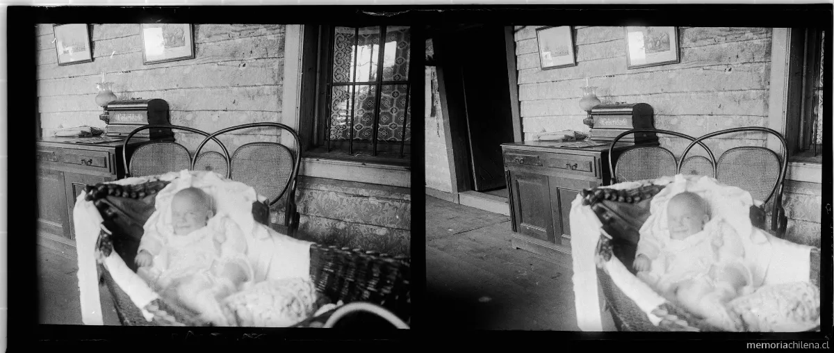Jaime a los 4 meses de edad, Curanipe, 1912 — 1912 | Chile de Ayer