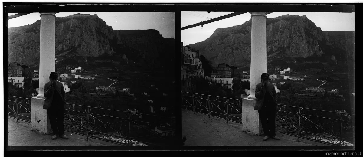 Vista de la montaña, Capri, Napoli, marzo 1911 — 1911 | Chile de Ayer
