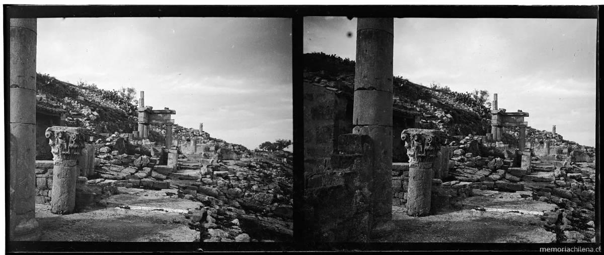 Ruinas de Solunto, Palermo, Italia, marzo 1911 — 1911 | Chile de Ayer