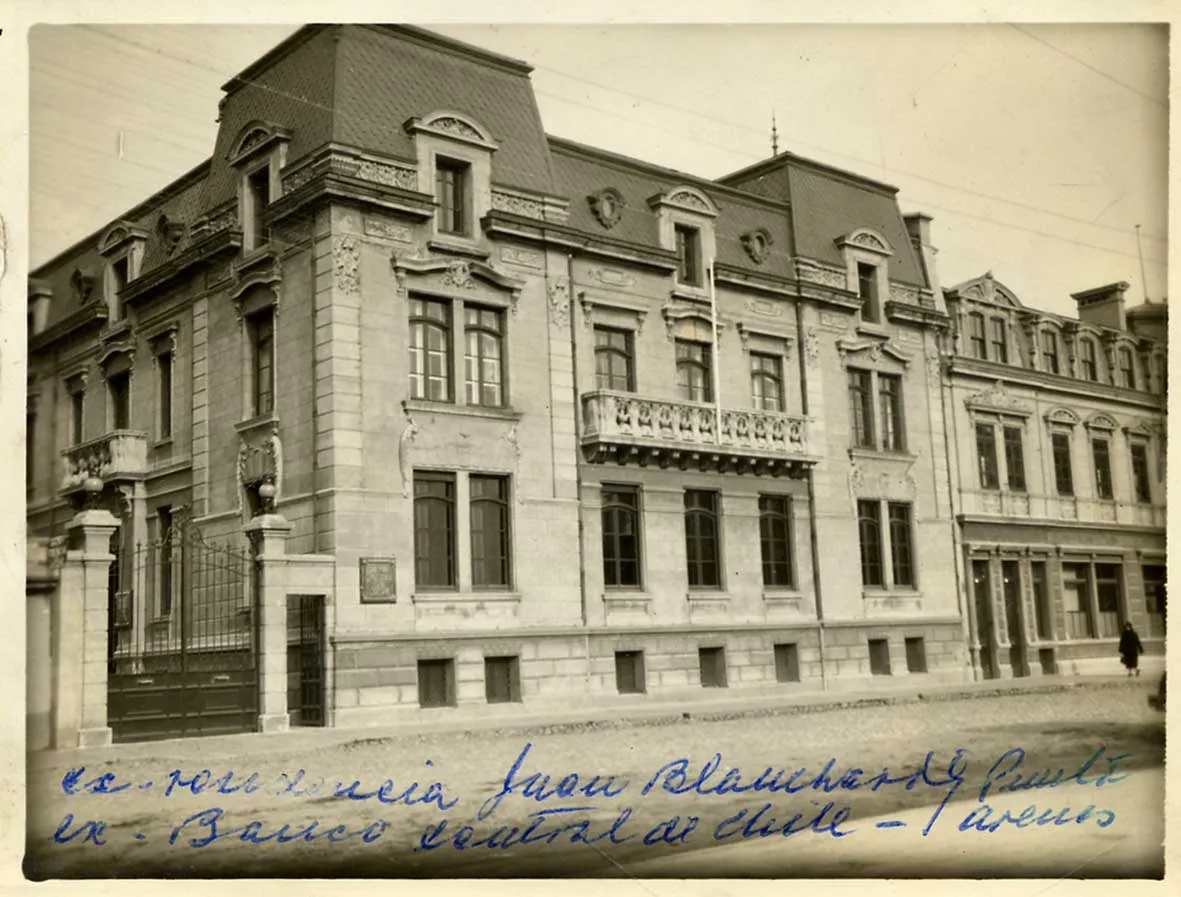 Palacio de Juan Blanchard, Punta Arenas, hacia 1920 — 1920 | Chile de Ayer