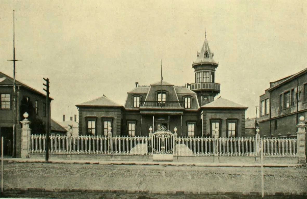 Casa de José Menéndez en Punta Arenas, 1906 — 1906 | Chile de Ayer