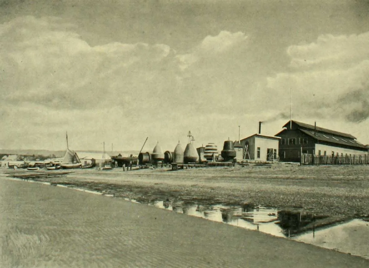 Maestranza del apostadero de Magallanes, 1906 — 1906 | Chile de Ayer