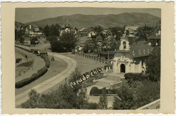 Vista de la ciudad de Papudo, hacia 1920 — 1920 | Chile de Ayer