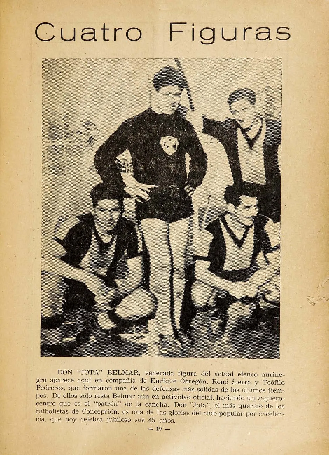 Cuatro figuras — 1948 | Chile de Ayer