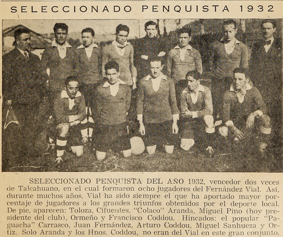 Seleccionado penquista 1932 — 1948 | Chile de Ayer