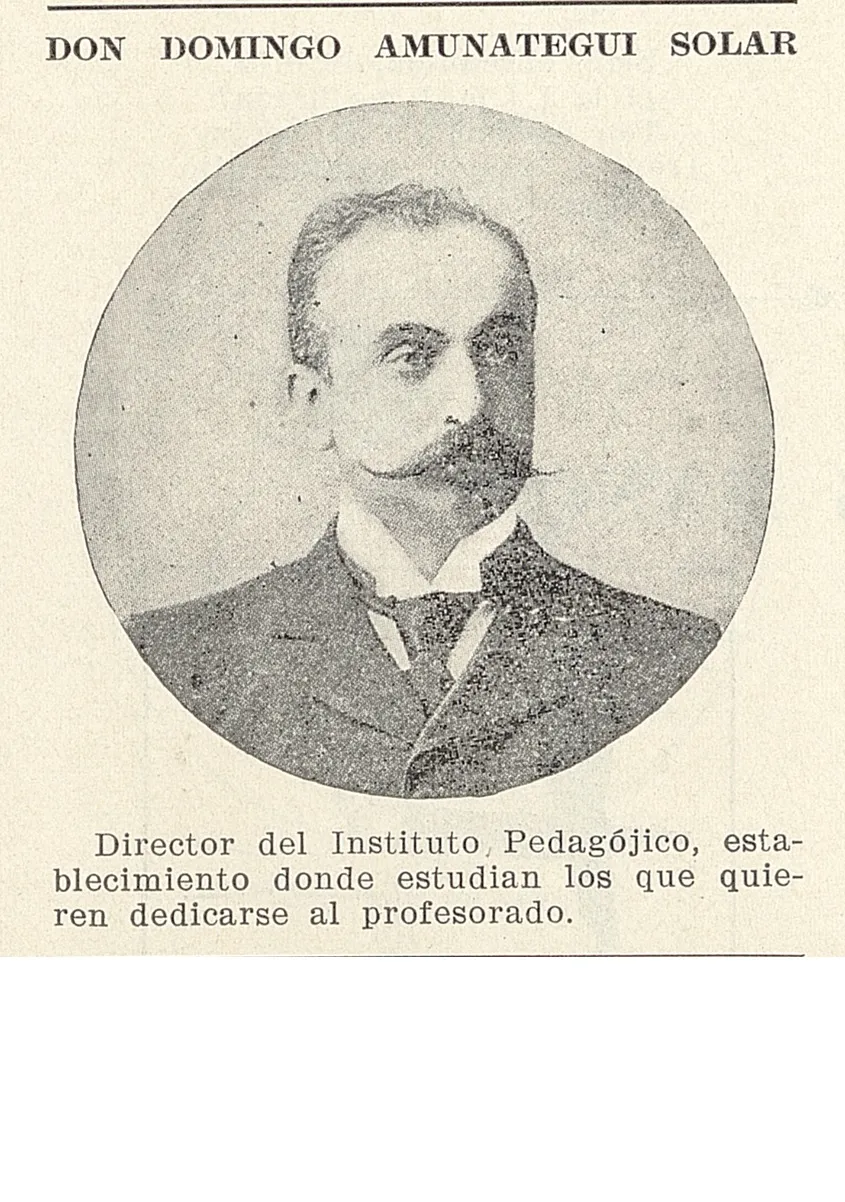 Don Domingo Amunátegui Solar, 1908 — 1908 | Chile de Ayer