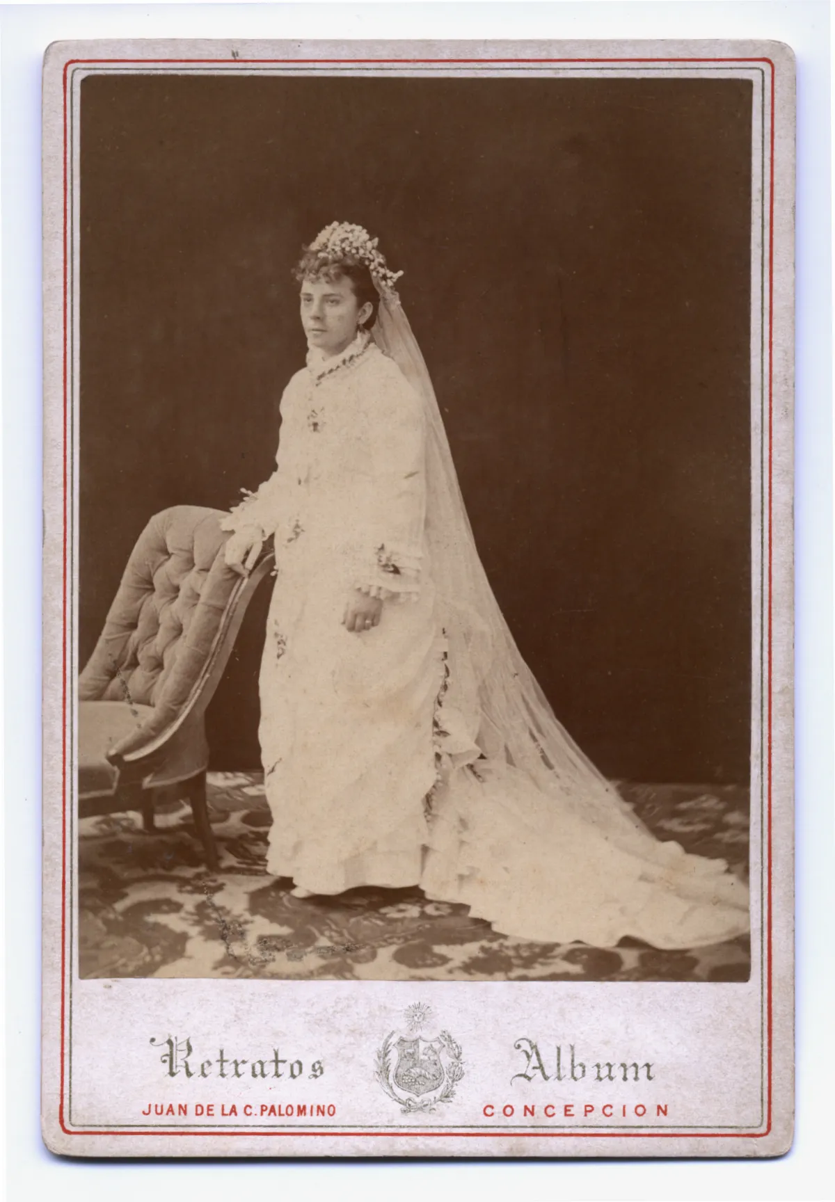Novia no identificada, 1878 — 1878 | Chile de Ayer