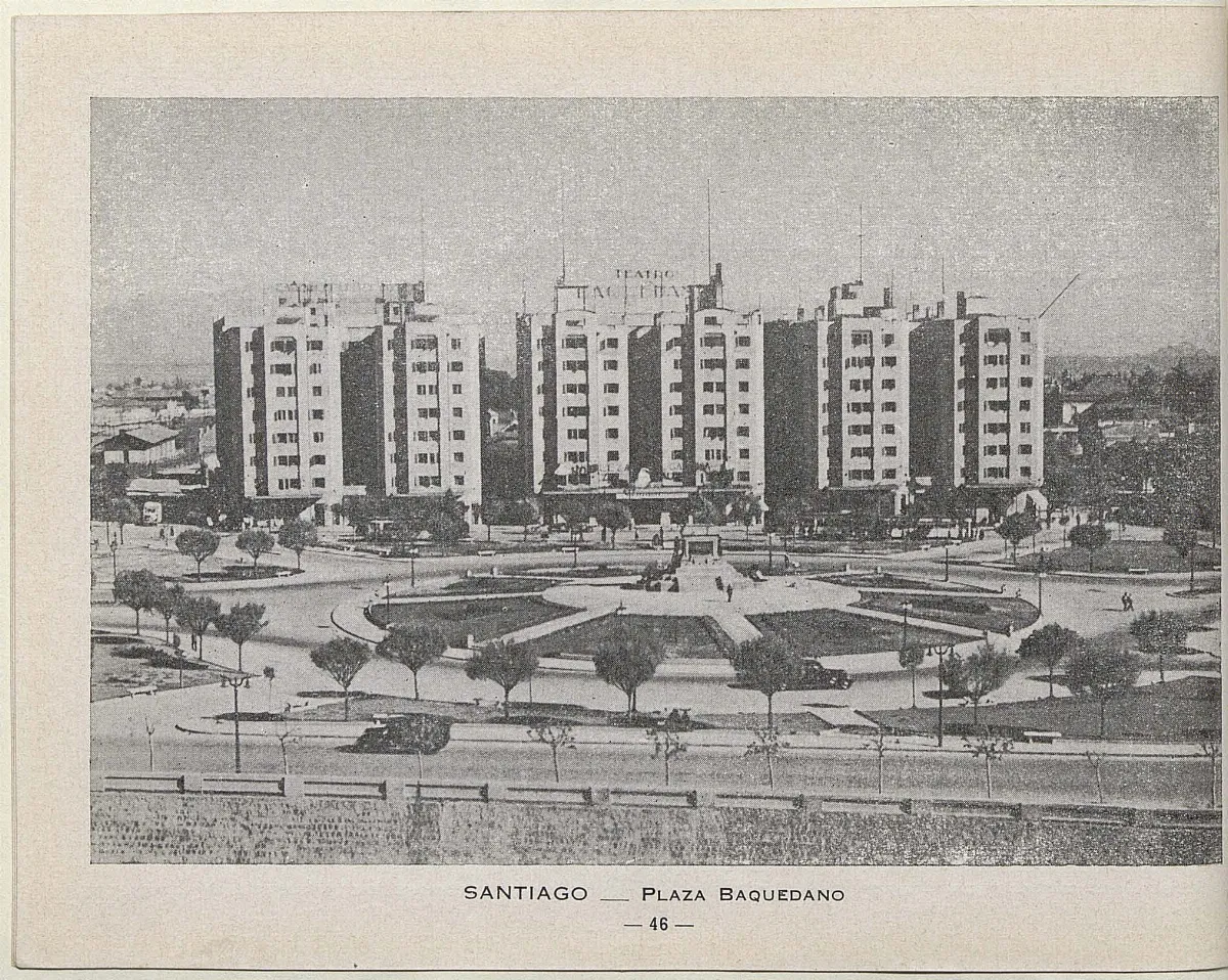 Plaza Baquedano, Santiago, 1939 — 1939 | Chile de Ayer