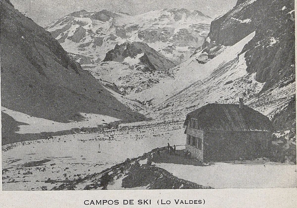 Campos de esquí, Lo Valdés, 1939 — 1939 | Chile de Ayer