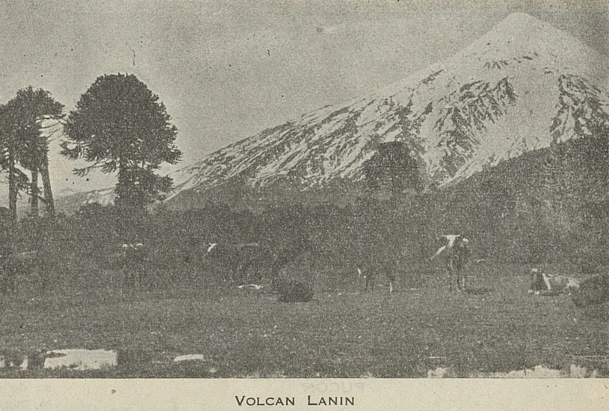 Volcán Lanín, 1940 — 1940 | Chile de Ayer