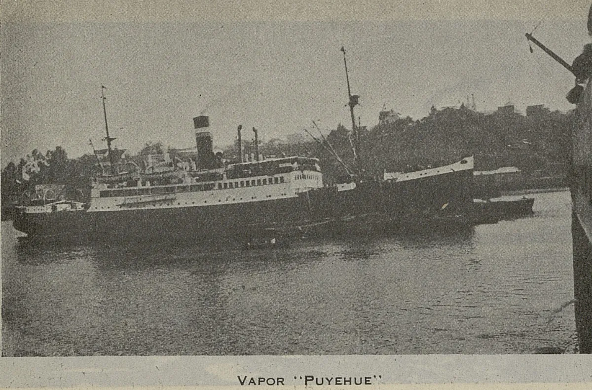 Vapor Puyehue, 1940 — 1940 | Chile de Ayer