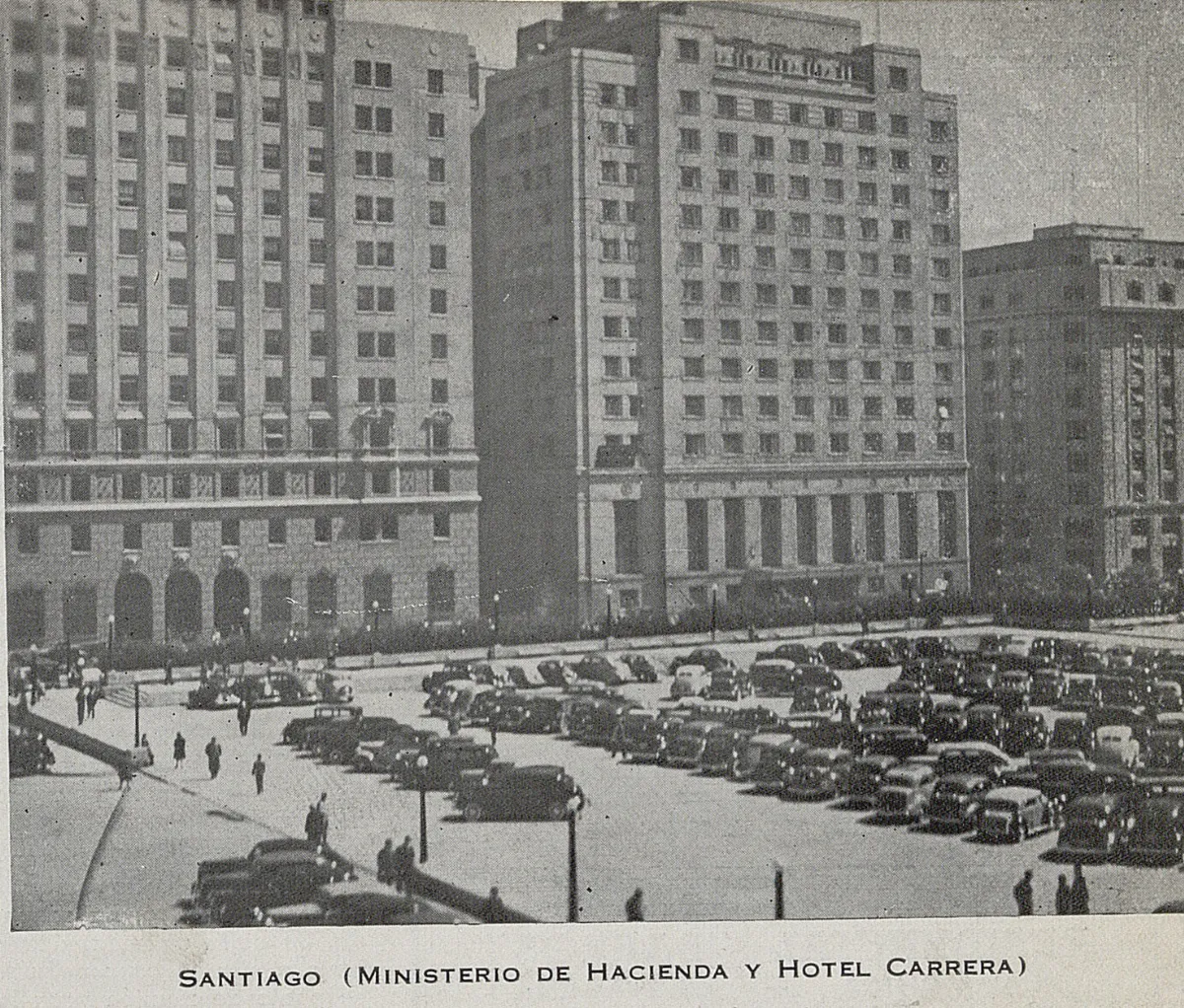 Hotel Carrera, Santiago, 1941 — 1941 | Chile de Ayer