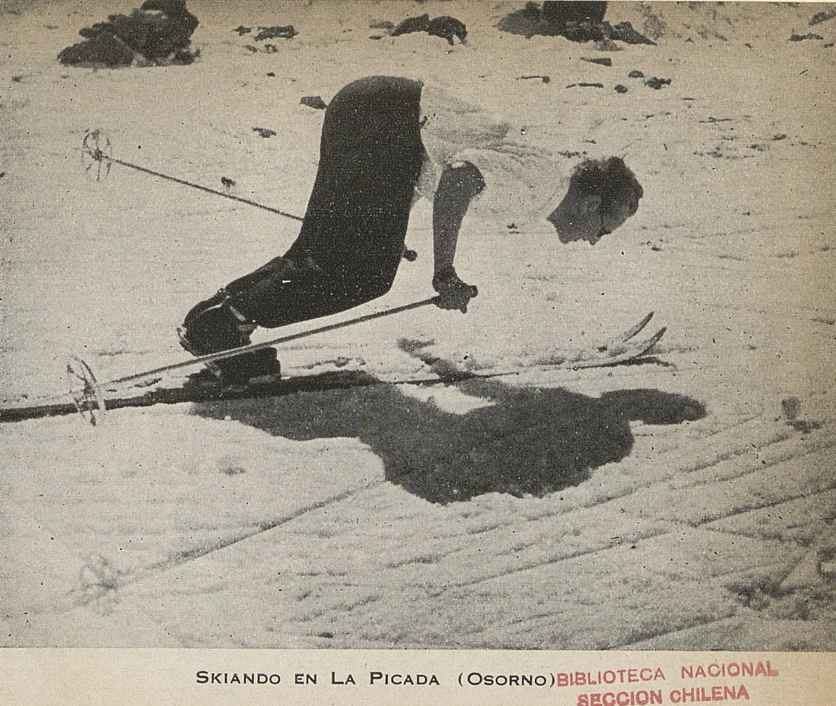 Cancha de esquí, Osorno, 1942 — 1942 | Chile de Ayer