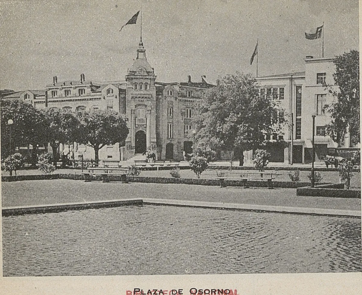 Plaza de Osorno, 1942 — 1942 | Chile de Ayer