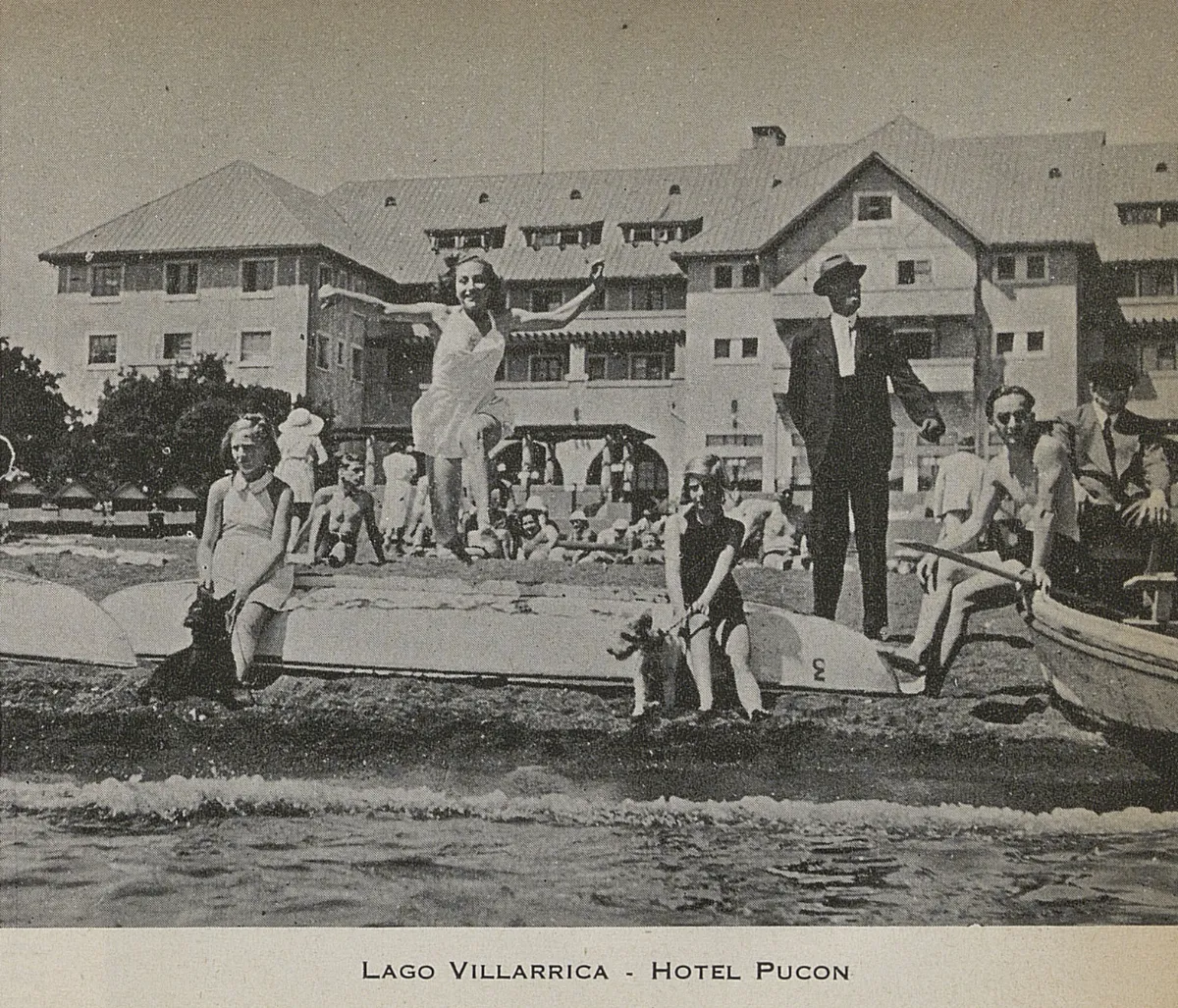 Hotel Pucón y Lago Villarrica, 1942 — 1942 | Chile de Ayer