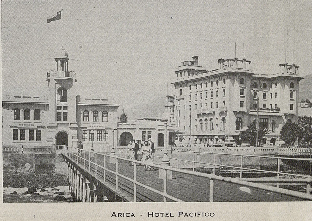 Hotel Pacífico, Arica, 1943 — 1943 | Chile de Ayer