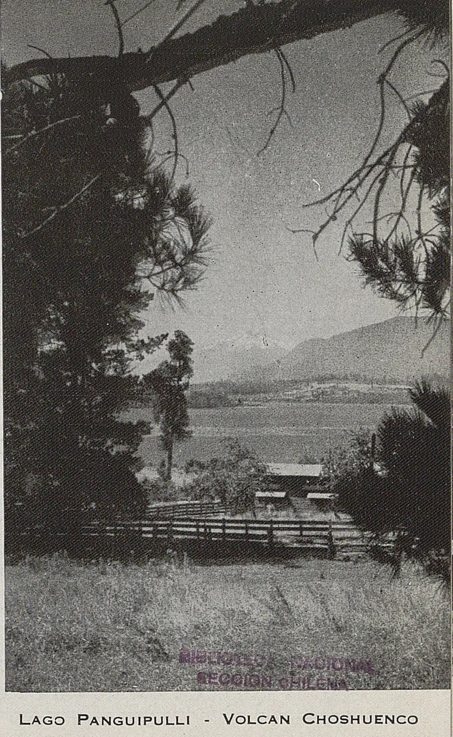 Volcán Choshuenco: Lago Panguipulli, 1943 — 1943 | Chile de Ayer