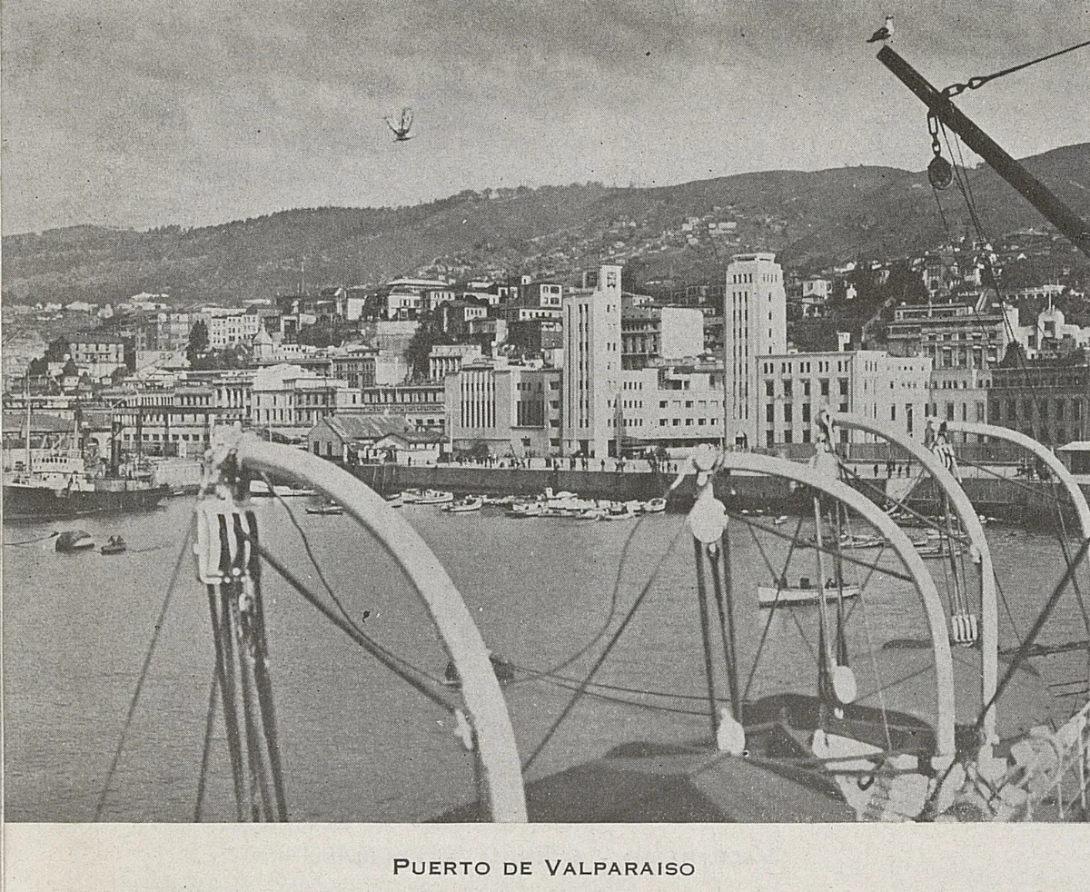 Puerto de Valparaíso, 1943 — 1943 | Chile de Ayer