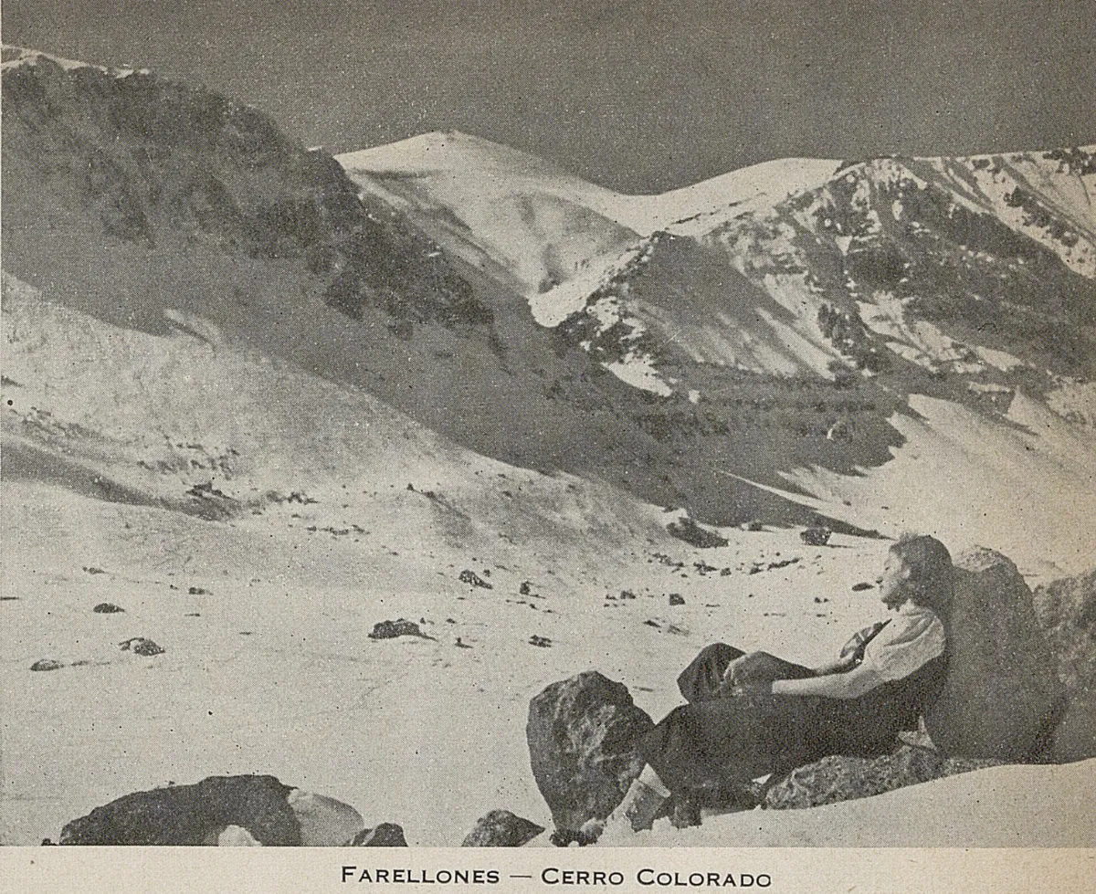 Farellones, Cerro Colorado, 1944 — 1944 | Chile de Ayer