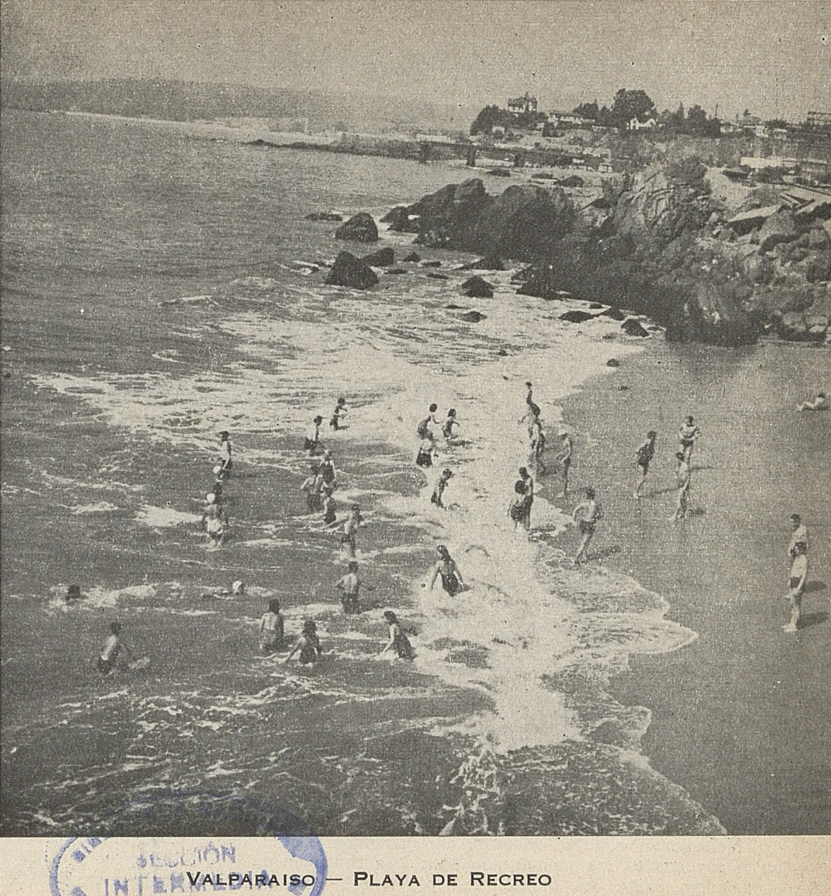 Playa Recreo, Valparaíso, 1943 — 1947 | Chile de Ayer