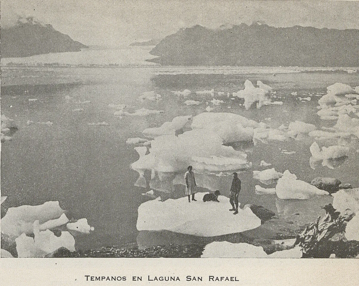 Témpanos en Laguna San Rafael, 1948 — 1948 | Chile de Ayer