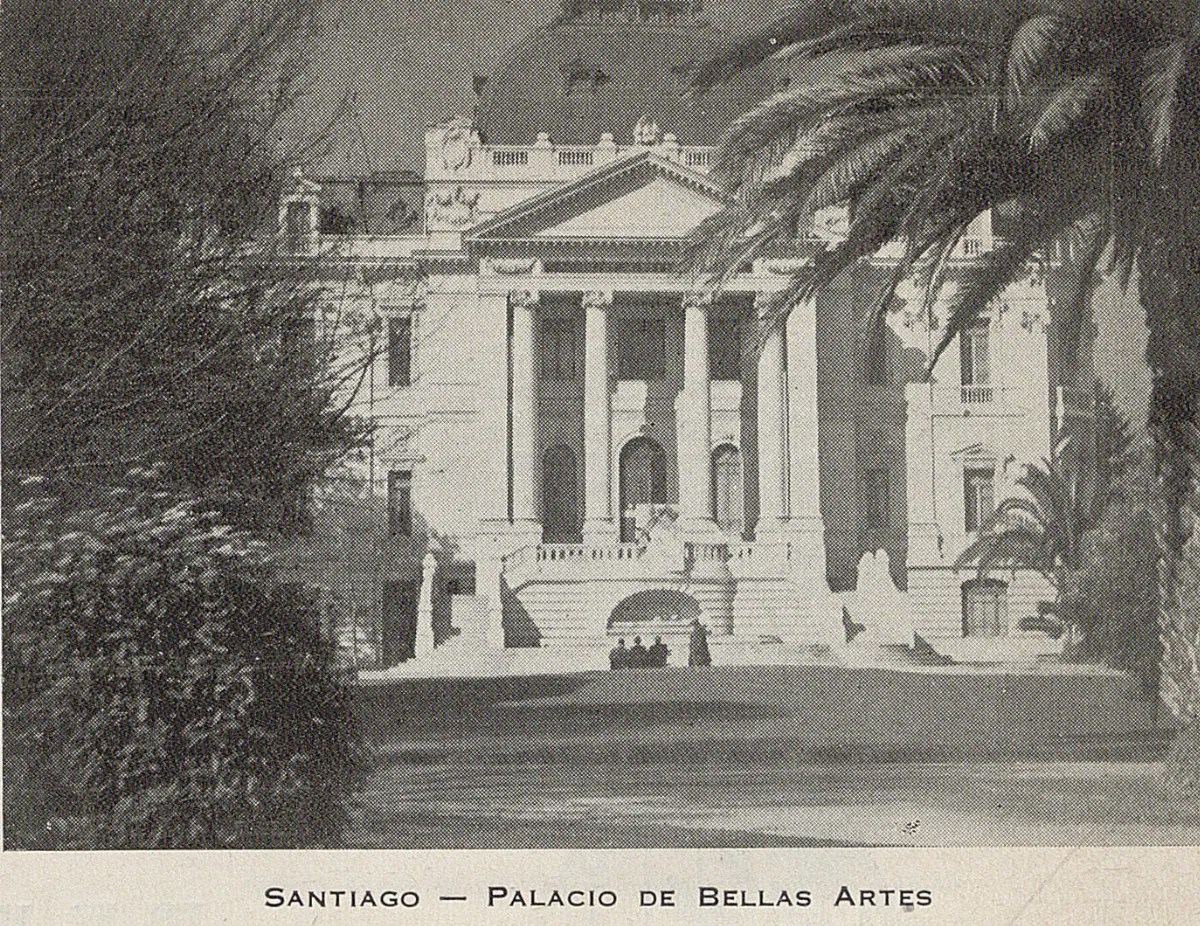 Palacio de Bellas Artes, Santiago, 1949 — 1949 | Chile de Ayer