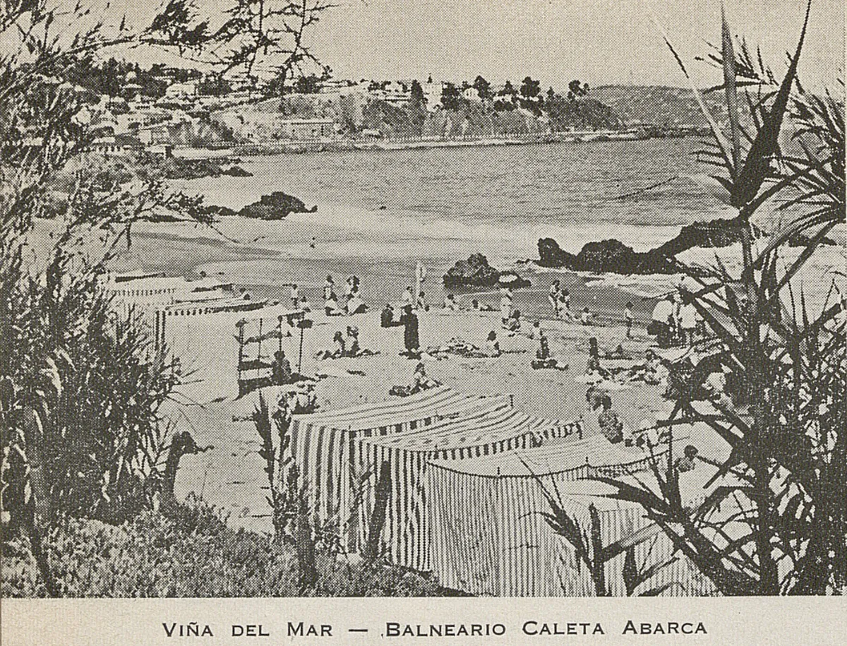 Caleta Abarca, Viña del Mar, 1949 — 1949 | Chile de Ayer