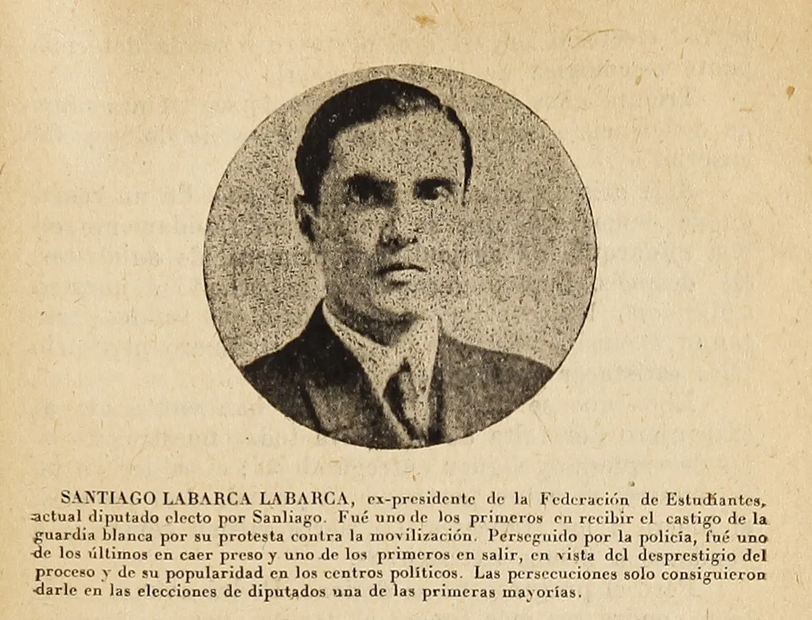 Santiago Labarca Labarca, 1921 — 1920 | Chile de Ayer