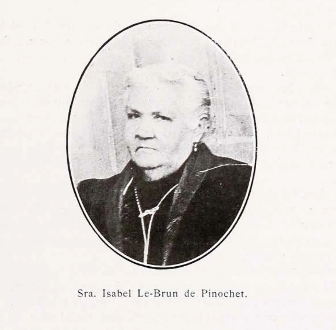 Isabel Lebrun de Pinochet — 1895 | Chile de Ayer