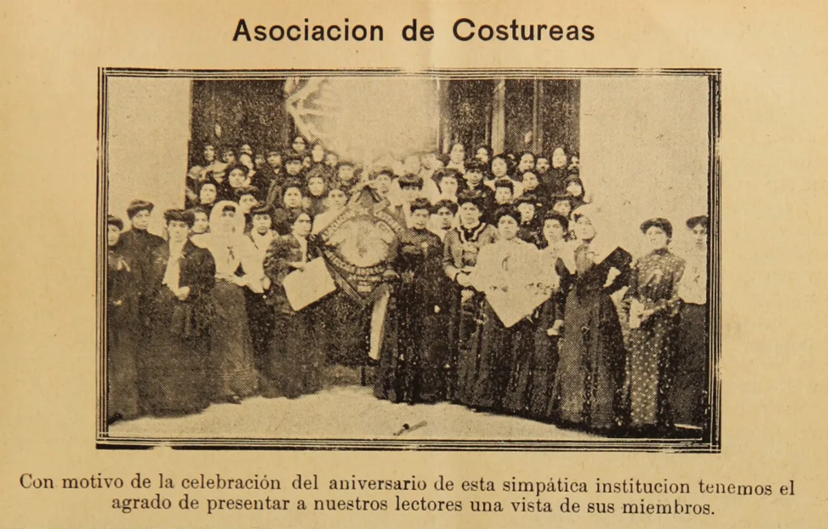 Asociación de Costureras — 1907 | Chile de Ayer