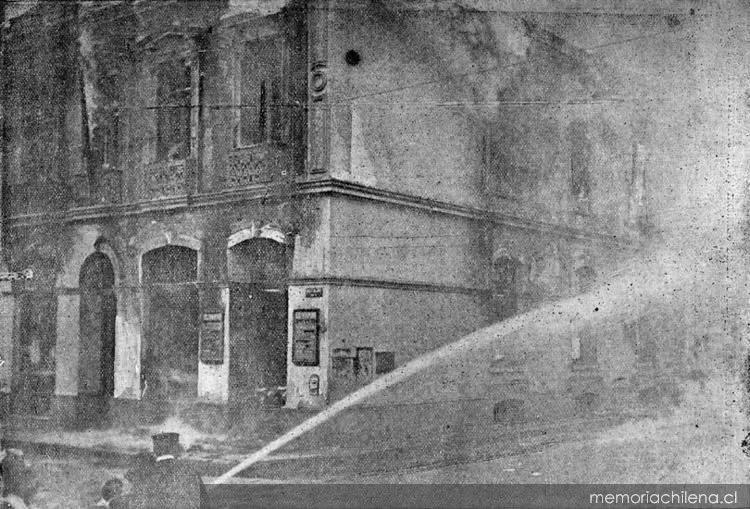 Incendio de la Compañía Sud-Americana de Vapores, 1903 — 1903 | Chile de Ayer