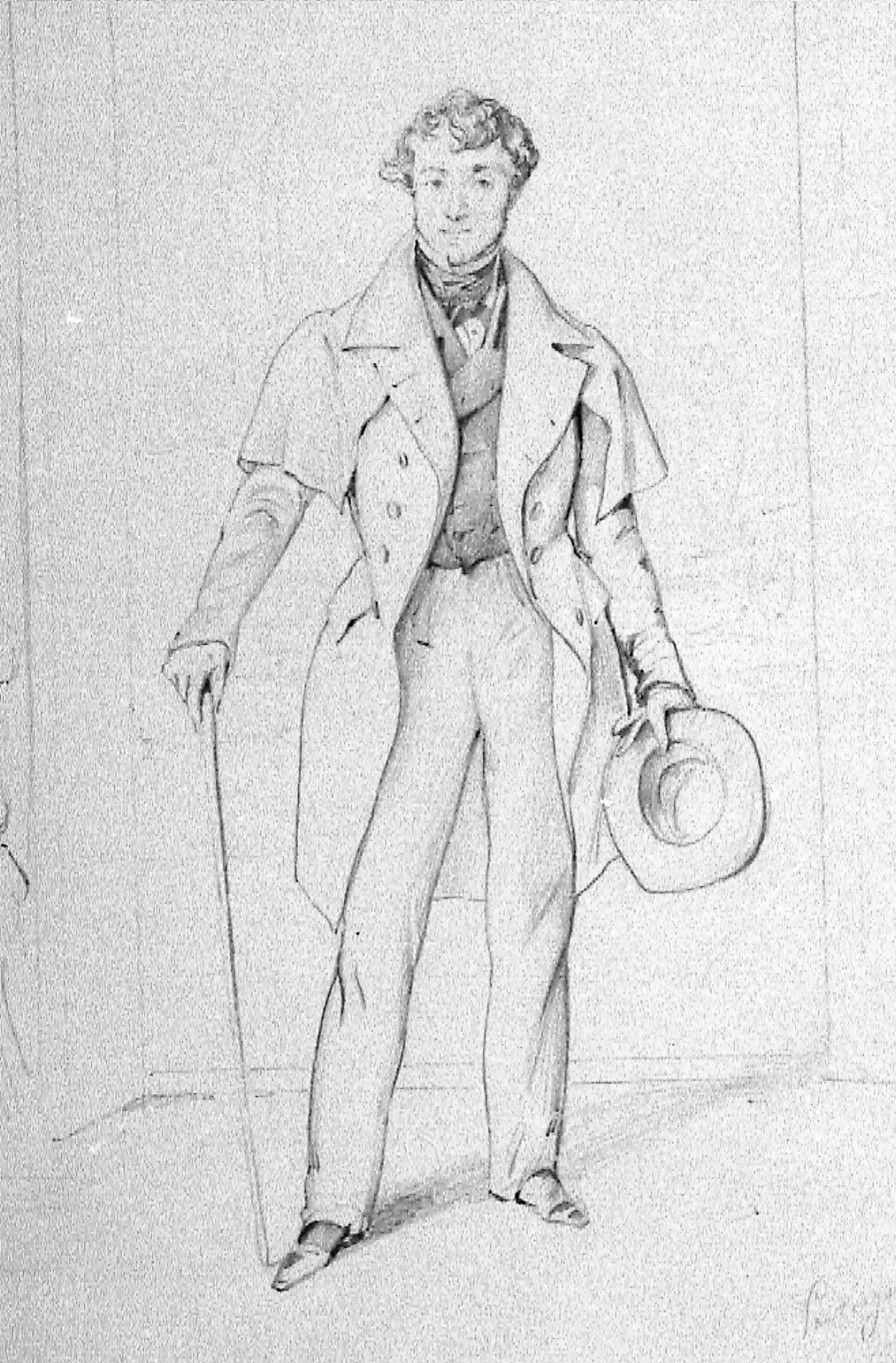 Retrato de hombre, hacia 1842 — 1842 | Chile de Ayer