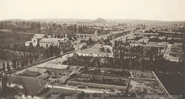 Santiago, hacia 1860 — 1860 | Chile de Ayer