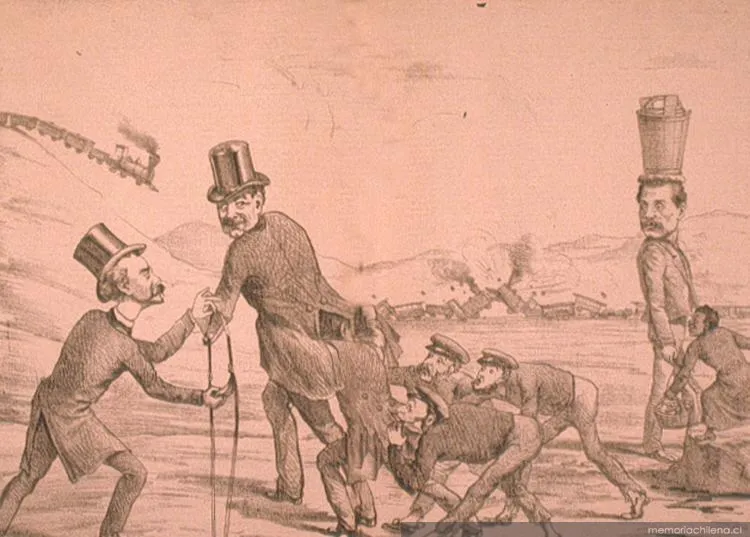 Por falta de frenos, 1885 — 1885 | Chile de Ayer