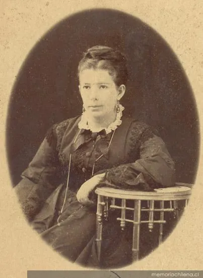 Retrato de mujer, 1870 — 1870 | Chile de Ayer