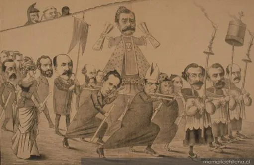 Que viva Santa María que nos deja el presupuesto, hacia 1886 — 1886 | Chile de Ayer
