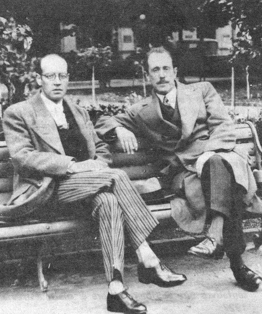 Guillermo Feliú Cruz con Mariano Latorre, 1930 — 1930 | Chile de Ayer
