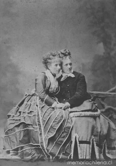 Moda femenina, siglo 19 — 1800 | Chile de Ayer