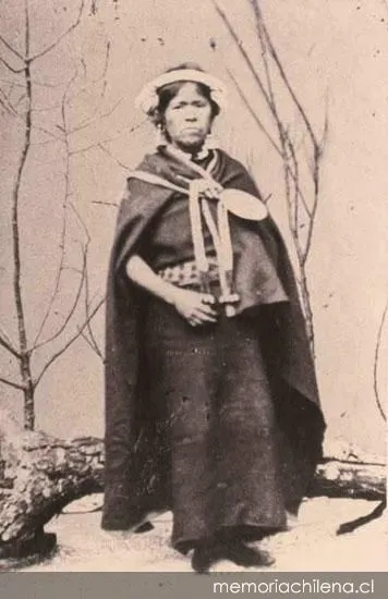 Mujer mapuche, hacia 1890 — 1890 | Chile de Ayer