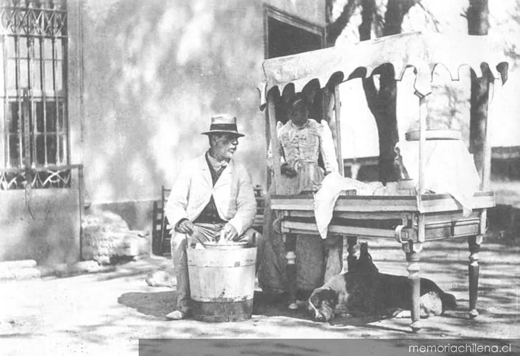 Heladero, hacia 1901 — 1901 | Chile de Ayer