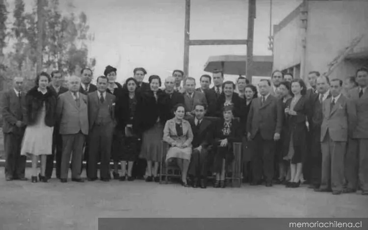 Homenaje a Óscar Castro, hacia 1939 — 1939 | Chile de Ayer