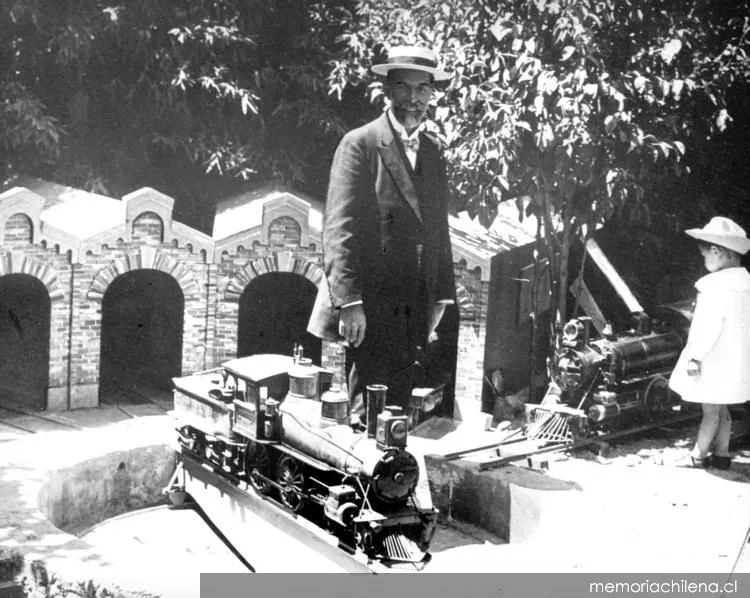 Maqueta de maestranza, hacia 1900 — 1900 | Chile de Ayer