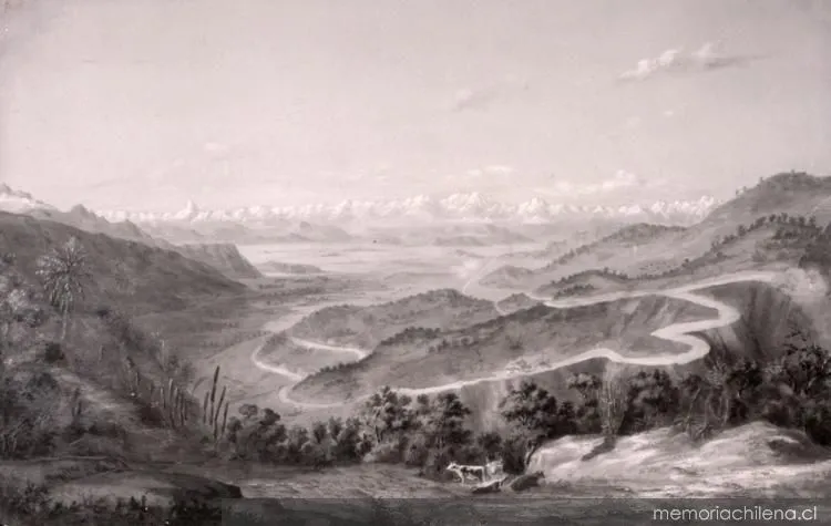 Cuesta lo Prado, 1860 — 1860 | Chile de Ayer