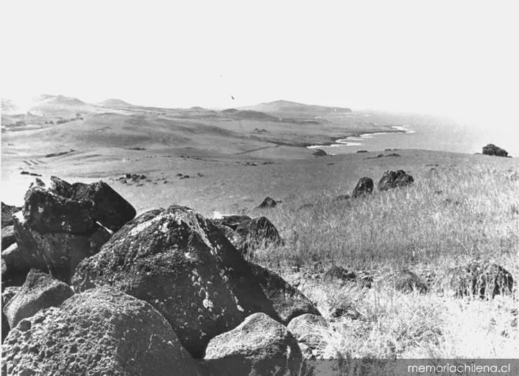Planicie de Isla de Pascua, hacia 1920 — 1920 | Chile de Ayer