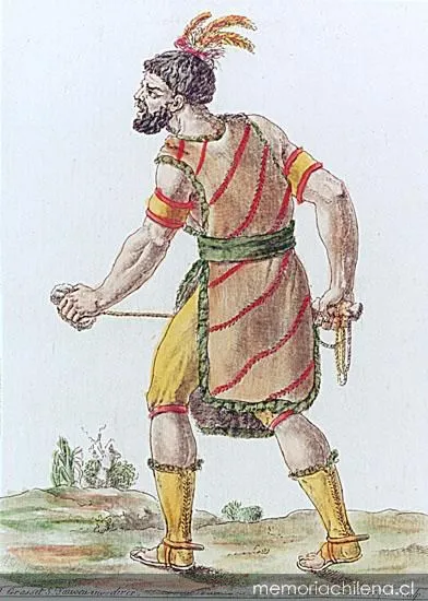 Homme patagon, 1795 — 1795 | Chile de Ayer